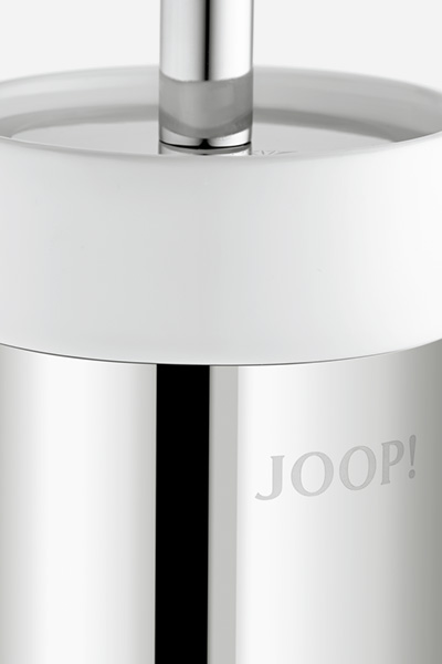 WC-Bürstengarnitur JOOP! CHROMELINE, Chrom/Keramik Weiß