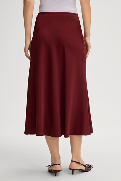 Sophie Skirt in Bordeaux Red