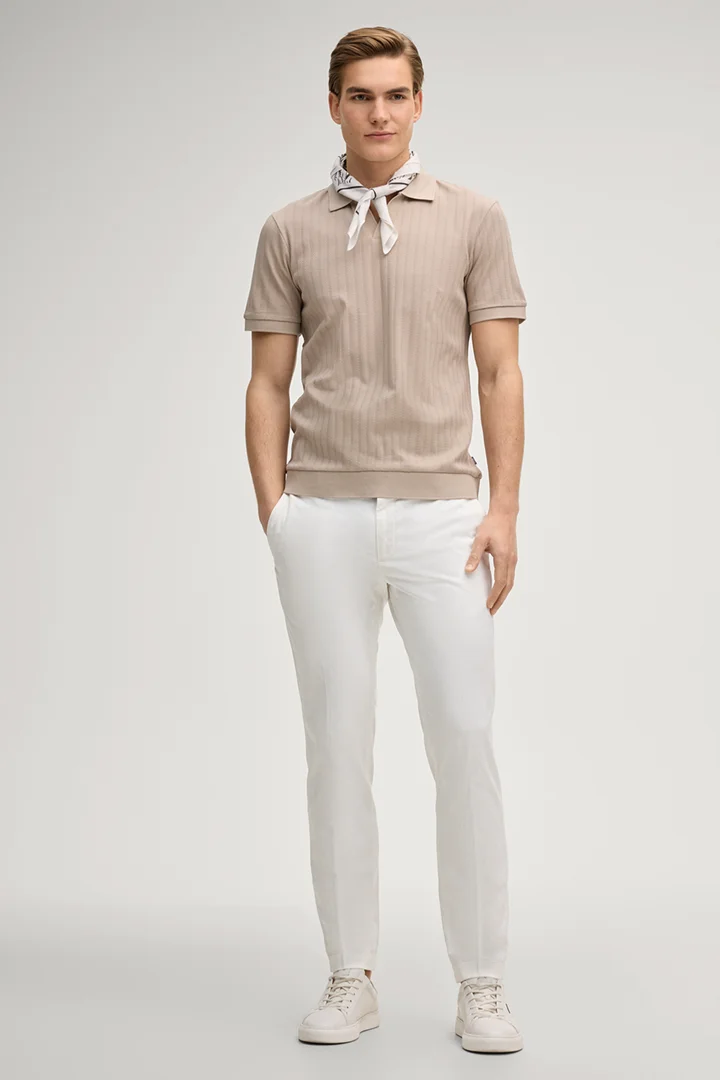 Führt zu Produktdetailseite „Poloshirt Baronito in Beige"