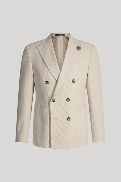 Heazy Double-Breasted Jacket in Sand