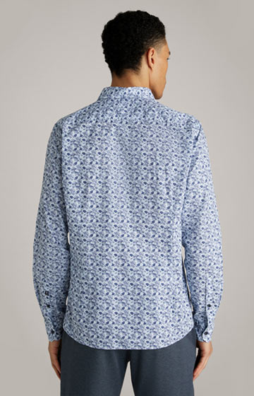 Hanson Shirt in a Light Blue Pattern