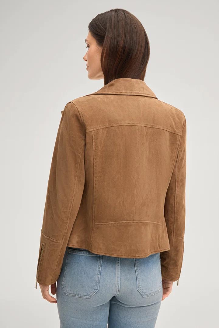 Lederjacke Luisa in Hellbraun