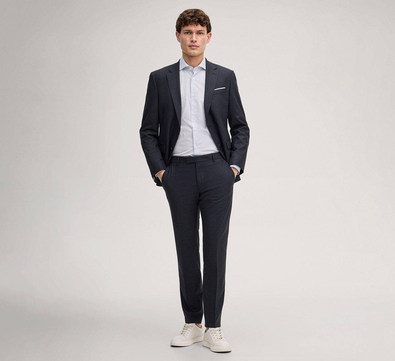 JOOP! präsentiert das Produkt Hemd Pares in Hellblau gemustert aus der Kategorie Hemden