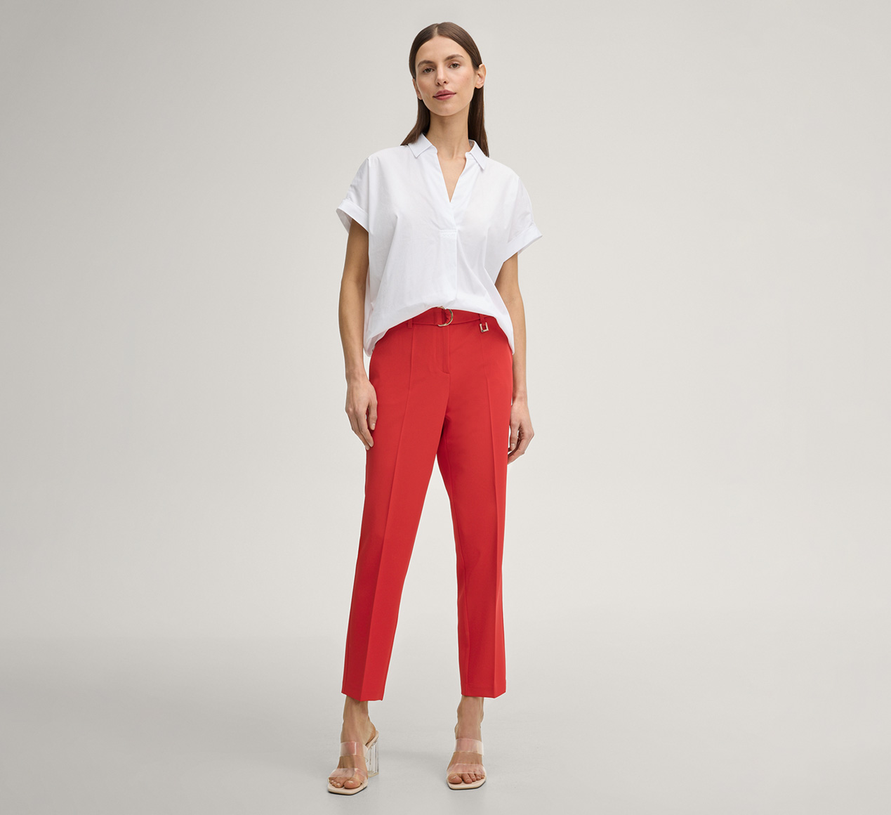 JOOP! präsentiert das Produkt Anzughose Penja in Rot aus der Kategorie Hosen