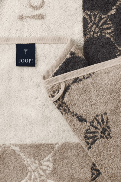 Führt zu Produktdetailseite „Handtuch JOOP! SAUNA in Creme/Beige/Braun gemustert"