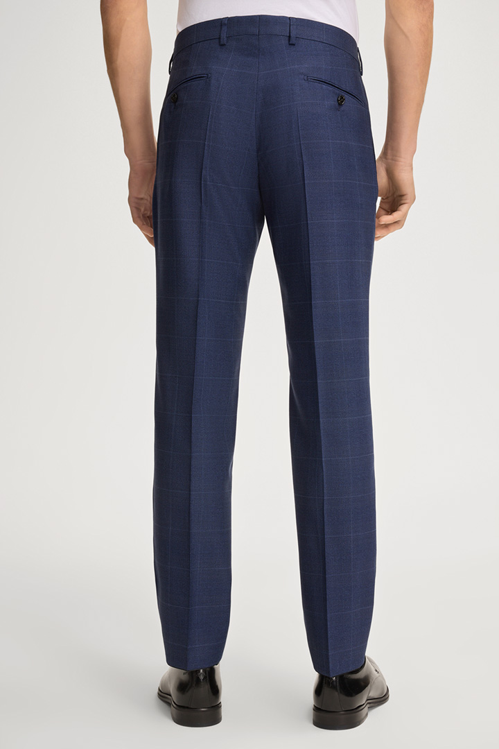 Blayr Suit Trousers in a Navy Pattern