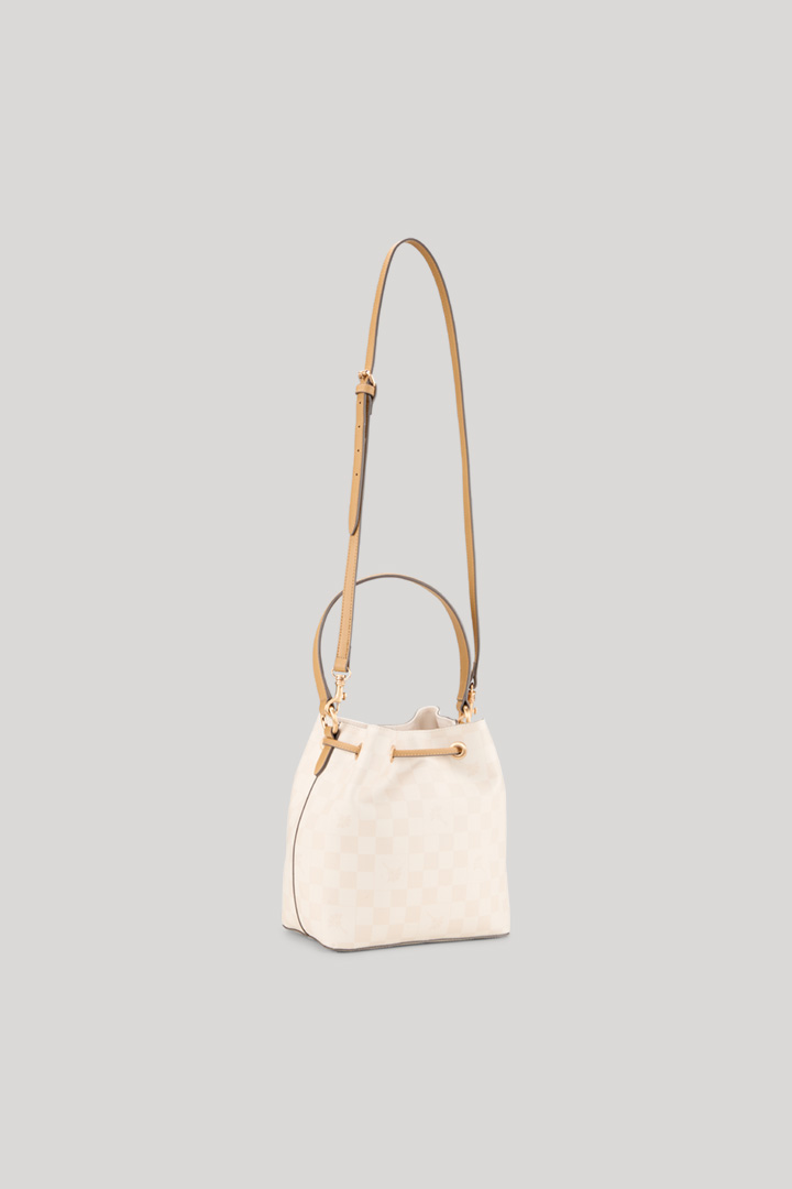 Cortina Piazza Franziska Bucket Bag in Ecru