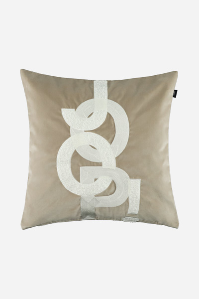 Leads to product detail page "Joop! Fabrics studio cushion with fleece filling in natural, 50 x 50 cm"