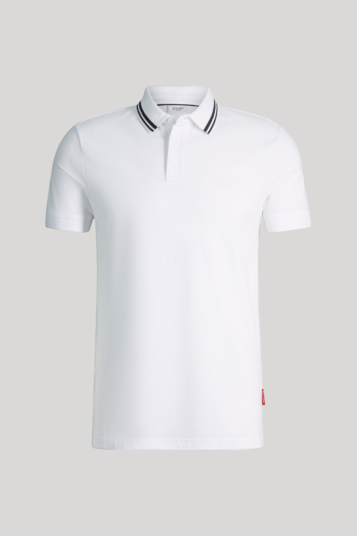 Führt zu Produktdetailseite „Poloshirt Agneloa in Weiß"