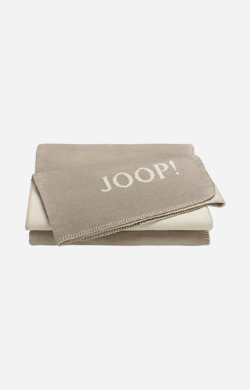 JOOP! MELANGE DOUBLEFACE Blanket in Grey/Beige