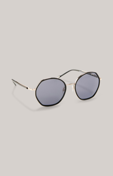 Sonnenbrille in Grau/Schwarz