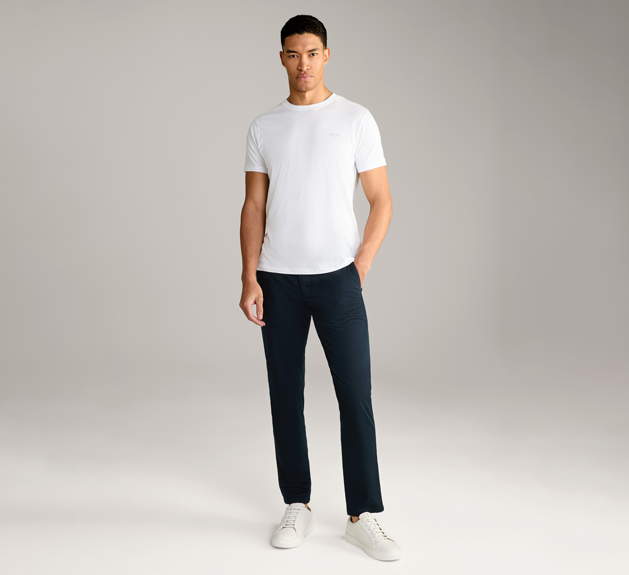 JOOP! presents the product Matthew Chinos in Dark Blue from the category Trousers & Chinos