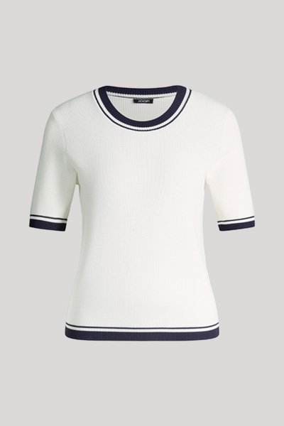 Kirela knitted shirt in off-white