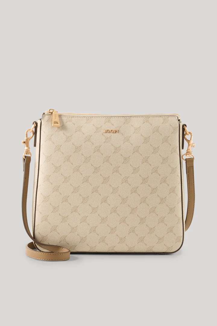 Führt zu Produktdetailseite „Schultertasche Mazzolino Jasmina in Creme Cornflower"