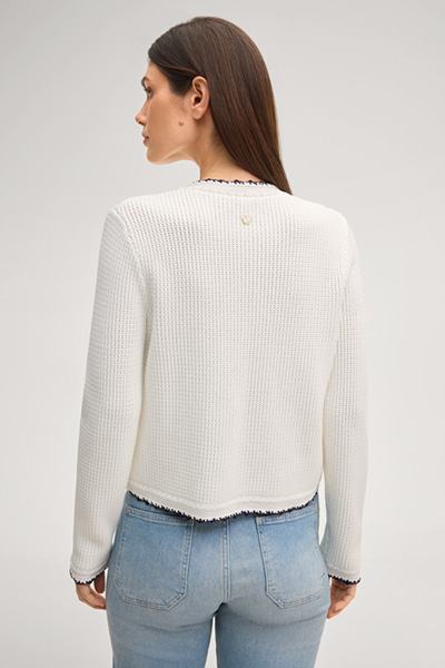 Kardigan Kumma w kolorze złamanej bieli