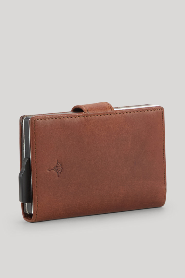 Führt zu Produktdetailseite „Geldbörse Cerratano C-Two E-Cage in Cognac"