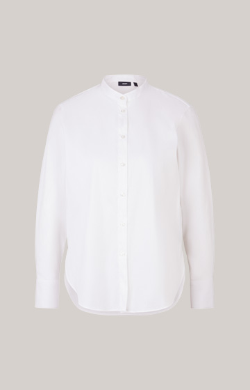 Shirt-style Blouse in White