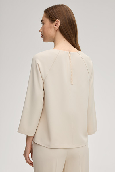 Bluse Baika in Champagner