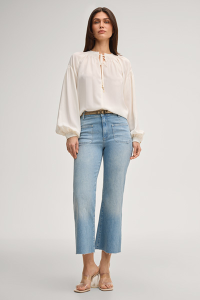 Bluse Brigida in Offwhite