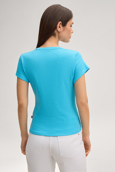 Tineta T-shirt in turquoise