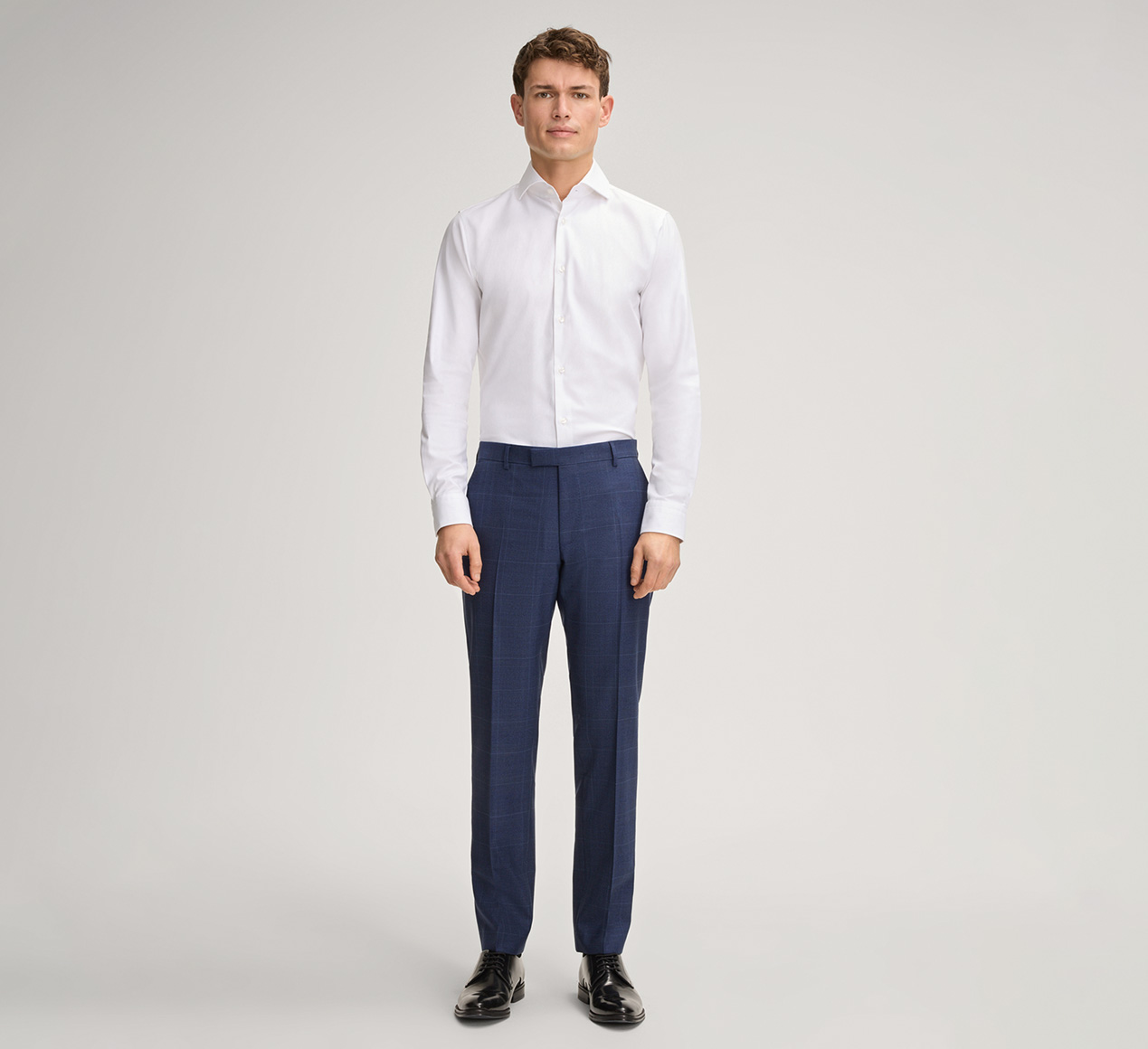 JOOP! präsentiert das Produkt Anzughose Blayr in Navy gemustert aus der Kategorie Hosen & Chinos