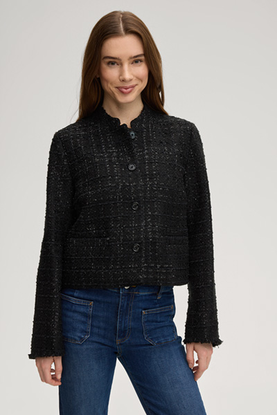 Blazer Jacy in Schwarz gemustert