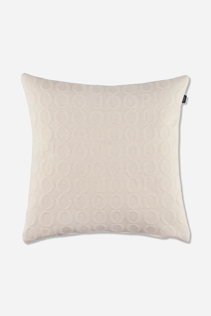Leads to product detail page "JOOP! Signature decorative cushion cover in natural, 40 x 40 cm"