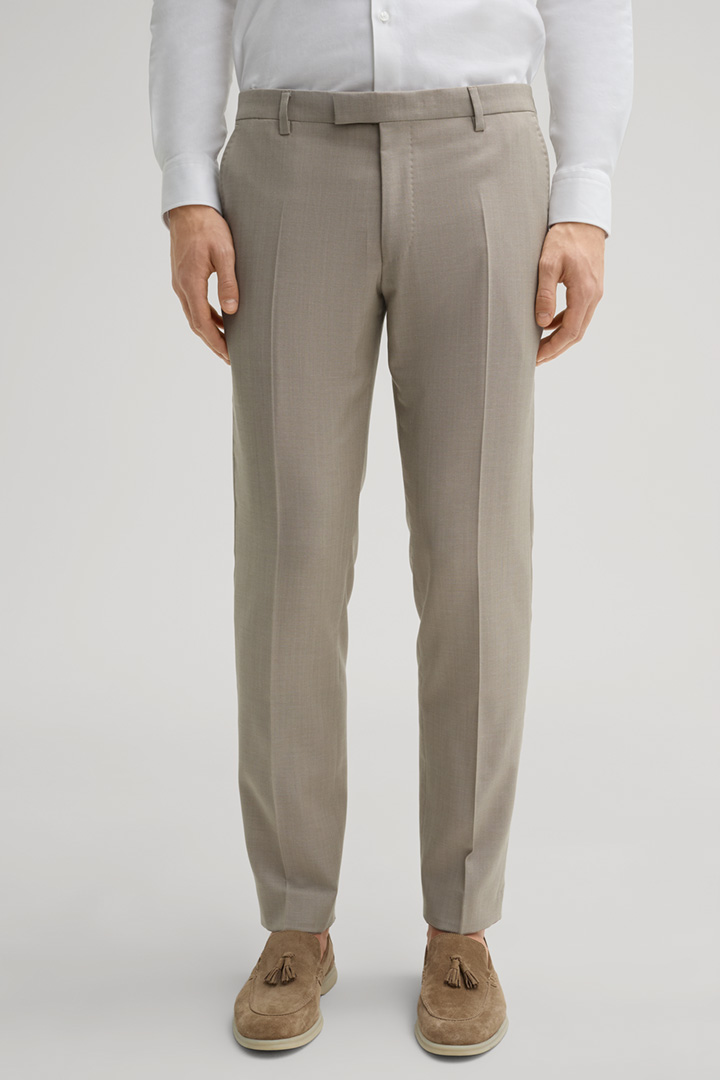 Blayr Modular Suit Trousers in Light Beige