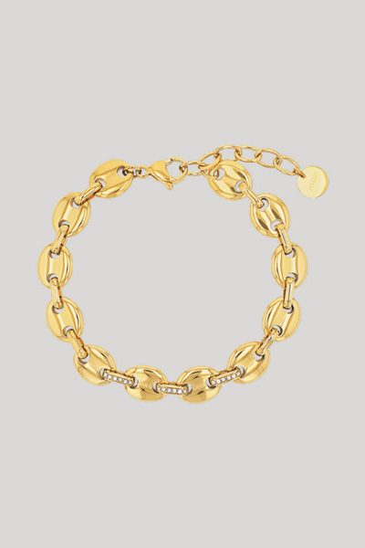 Führt zu Produktdetailseite „Armband mit Preciosa in Gold"