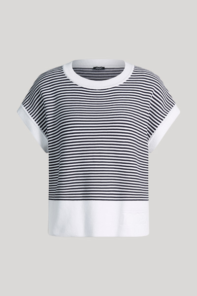 navy/weiß gestreift