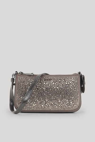 Schultertasche Gioiello Eunike in Taupe