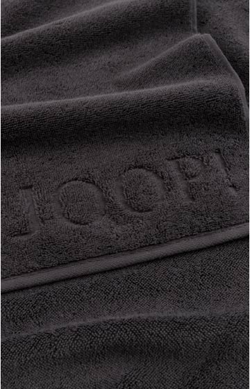 JOOP! STUDIO LOGO Shower Towel in Stone, 80 x 150 cm