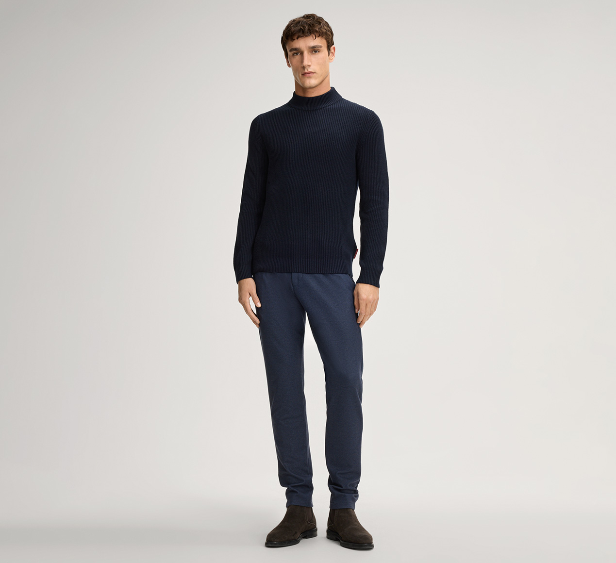 JOOP! presents the product Orlinor Jumper in Dark Blue from the category Knitwear