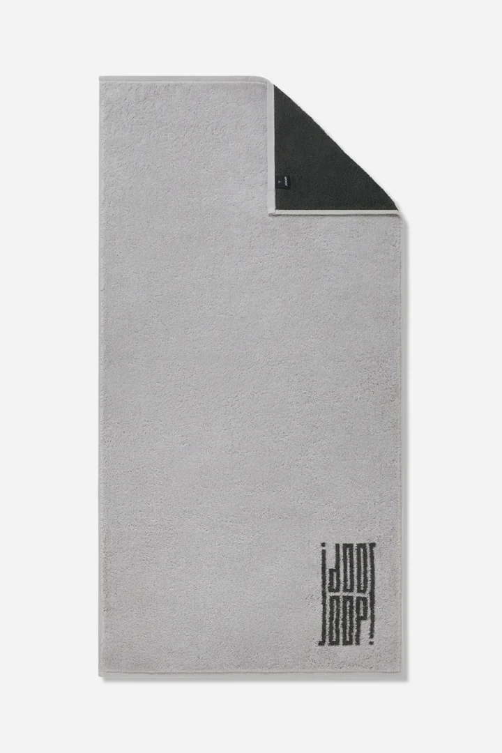Leads to product detail page "Joop! bars doubleface towel 50x100 cm, platinum"