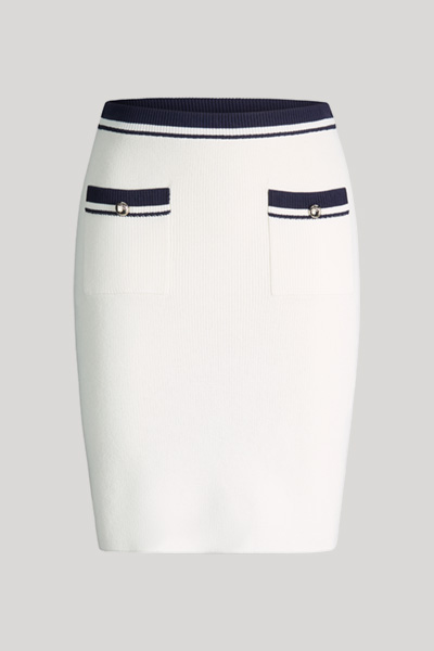 Kolanka knit skirt in off-white