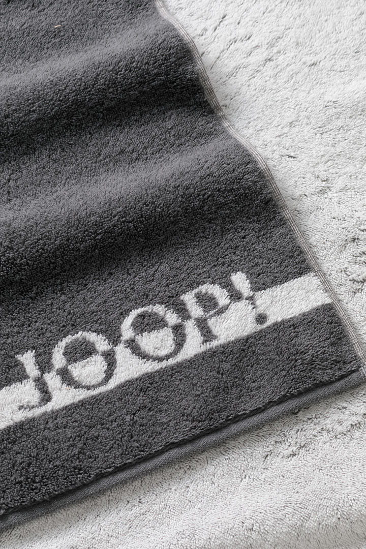 JOOP! SPLIT DOUBLEFACE Guest Towel in Stone, 30 x 50 cm