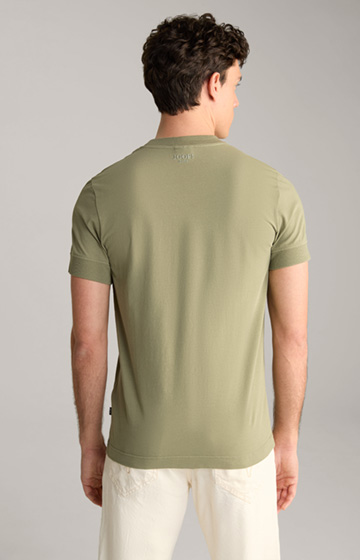 T-shirt Cedric w kolorze oliwkowym