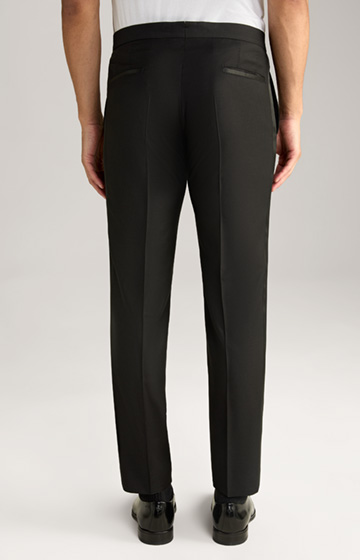 Bask Tuxedo Trousers in Black