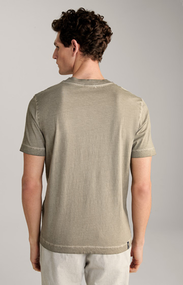 T-shirt Delian w kolorze brązowym