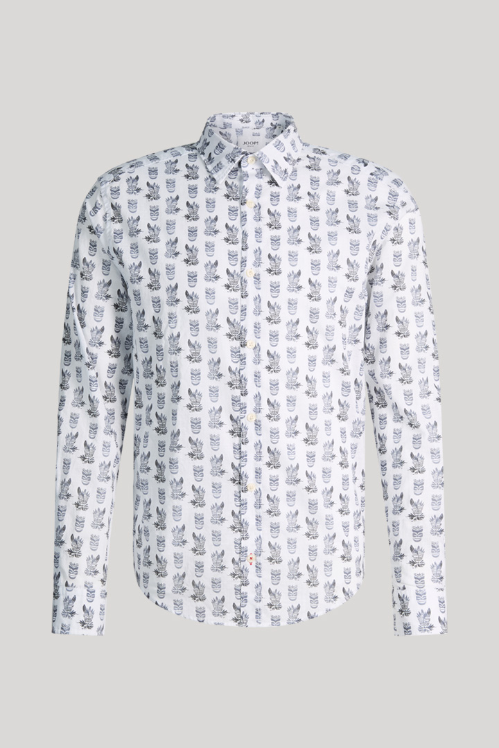 Führt zu Produktdetailseite „Hemd Hanson in Weiß gemustert"