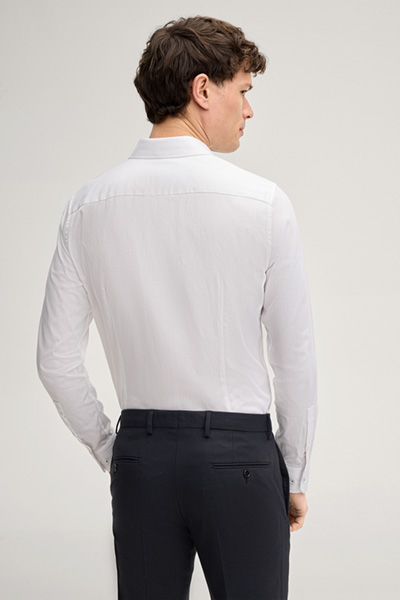 Hemd Pierce in Weiß gemustert