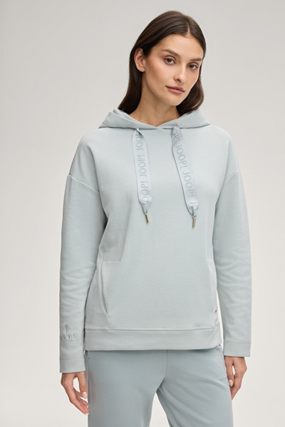 Hoodie in Hellblau