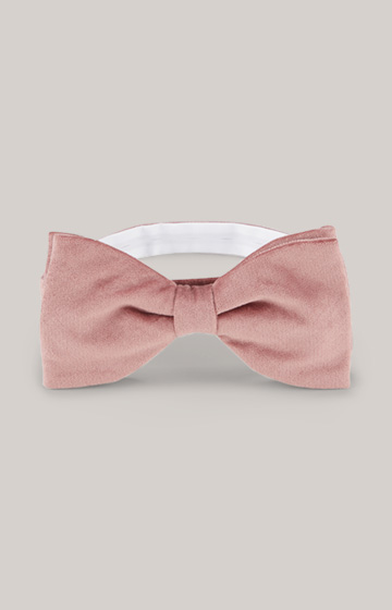 Velvet Bow Tie in Dusky Pink