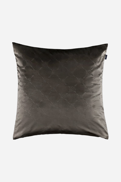 Leads to product detail page "Joop! soft cornflower decorative cushion cover 50x50 cm, brown-grey"