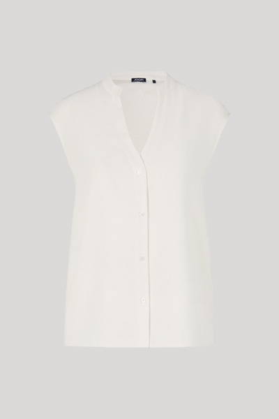 Britta Crêpe Blouse in Ecru