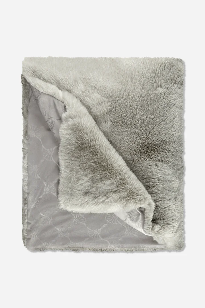 Führt zu Produktdetailseite „Plaid JOOP! EMBRACE in Grau, 130 x 170 cm"