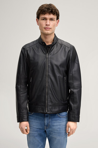 Lederjacke Ason in Schwarz