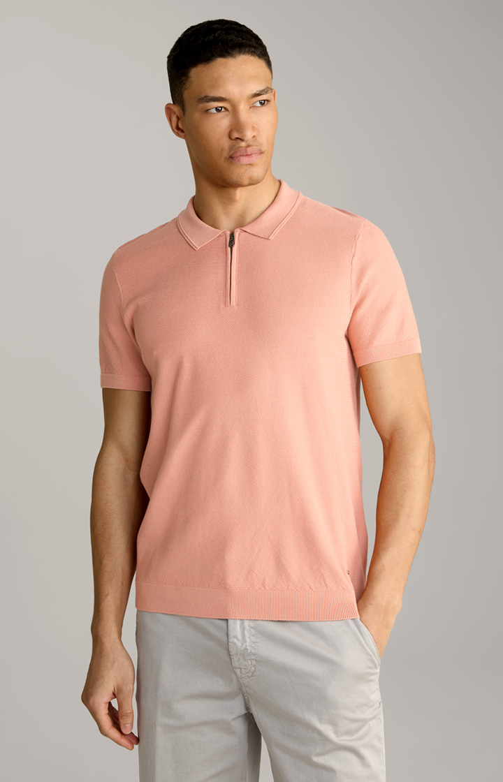 Vancro Cotton Polo Shirt in Apricot
