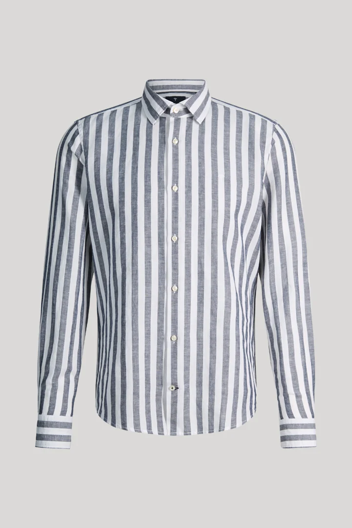 Führt zu Produktdetailseite „Hemd Pit in Navy gestreift"