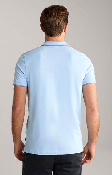Koszulka polo Agnello w kolorze jasnoniebieskim